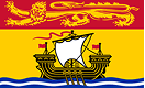 The flag of New Brunswick