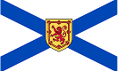 The flag of Nova Scotia